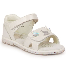 Sandalias blancas con velcro En el Club Americano blanco