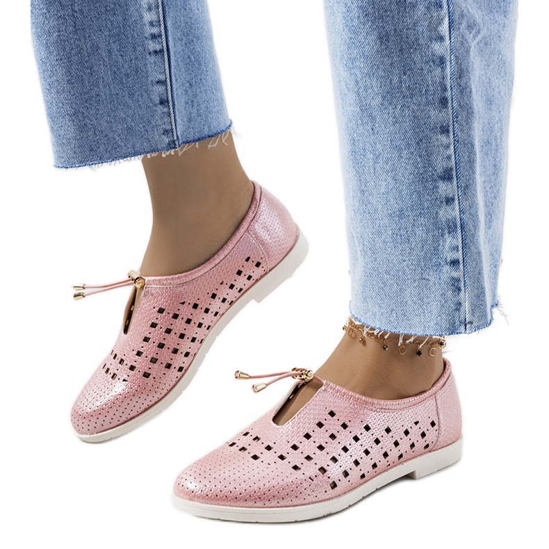 Zapatos calados rosa Cassinia rosado Zapatos calados rosa Cassinia rosado