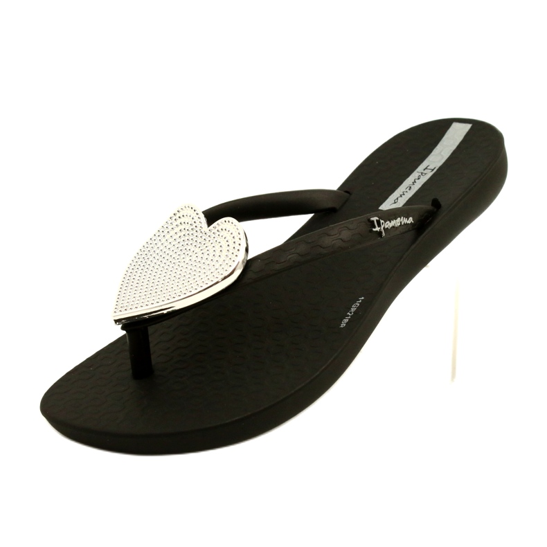 Ipanema Niños de la moda maxi japonesa para niñas ipanama 82598 con corazón plateado negro