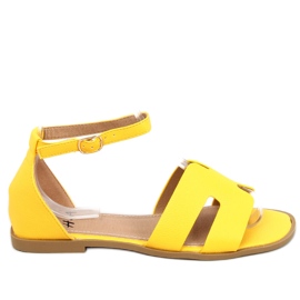 Sandalias de mujer de Lorena Mostaza amarillo