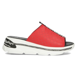 Babuchas de piel Filippo DK3679/22 Rd rojo Babuchas de piel Filippo DK3679/22 Rd rojo