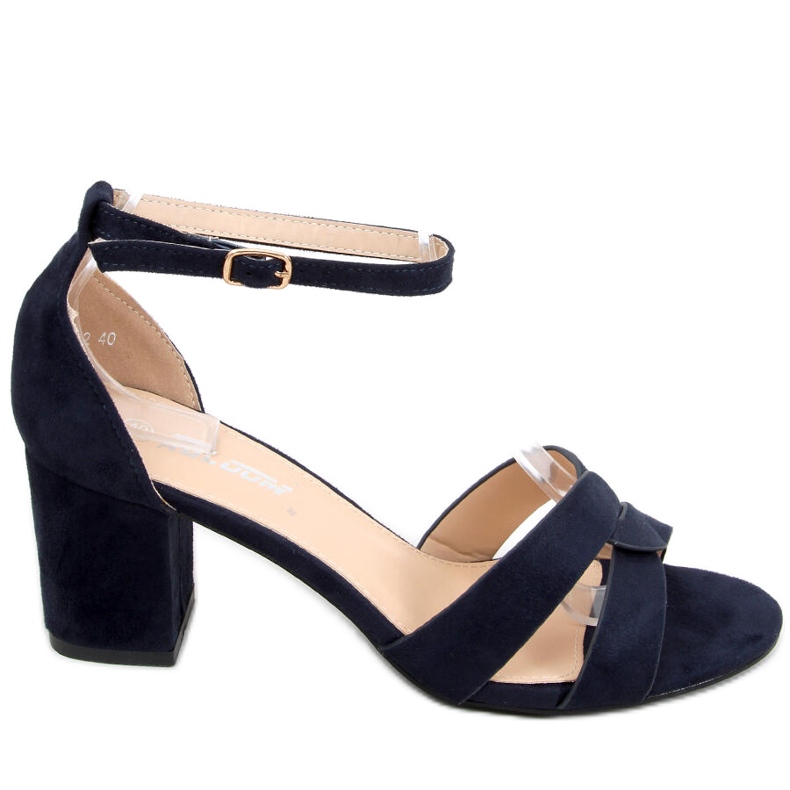 Sandalias tacón Moly Azul azul marino