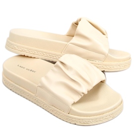 Pantuflas mujer Atissa Beige