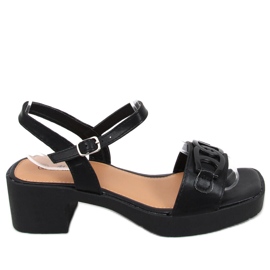 Sandalias de tacón alto de Sharon Black negro Sandalias de tacón alto de Sharon Black negro