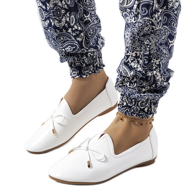 Mocasines blancos Carlsen Mocasines blancos Carlsen