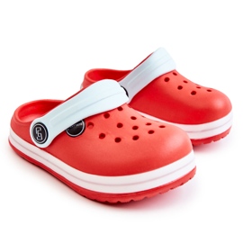 Cómodas Pantuflas Infantiles Crocs Red Colly rojo