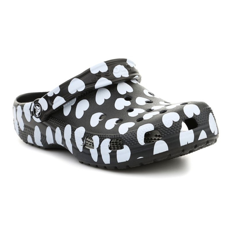 Crocs Classic Heart Print Clog W 207679-066 negro Crocs Classic Heart Print Clog W 207679-066 negro