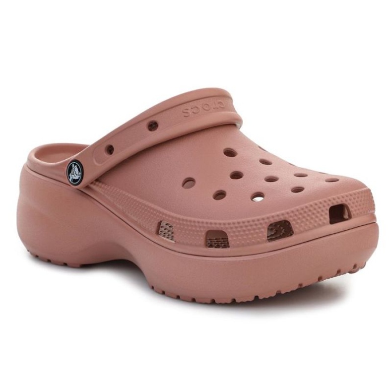 Crocs Classic Platform Clog W Pale Blush 206750-6RL marrón