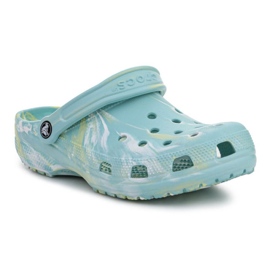 Zueco Crocs Classic Marmolado W 206867-4SU azul