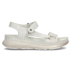 Sandalias de piel Filippo DS3517/22 Si plata