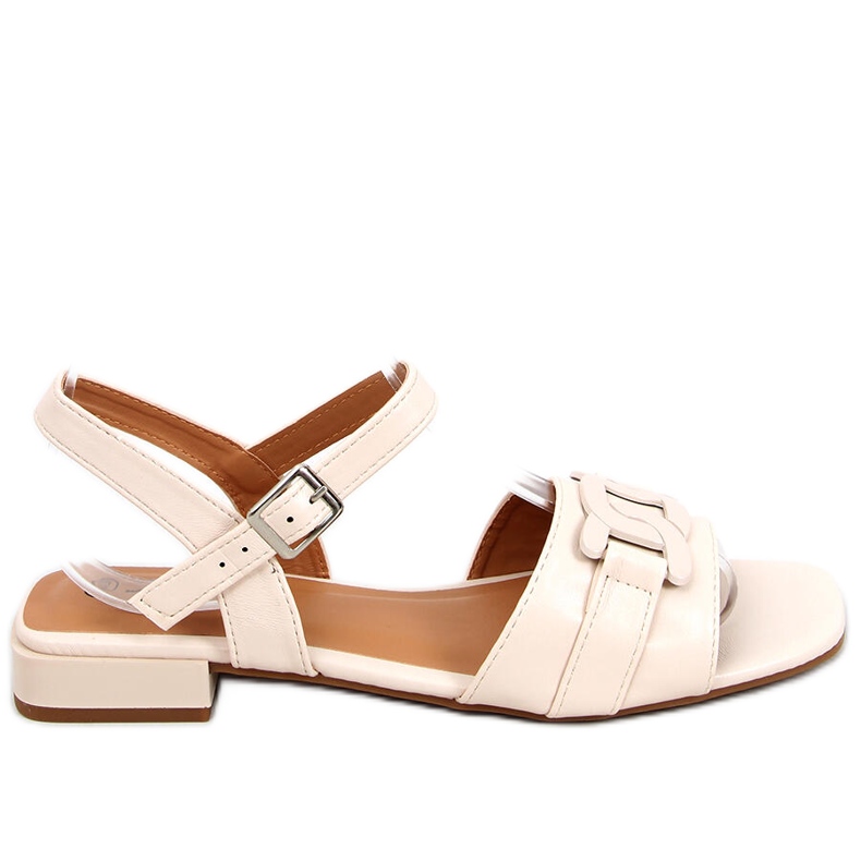 Sandalias tacón bajo Iona Beige Sandalias tacón bajo Iona Beige