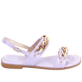Sandalias Cadenas India Morado violeta
