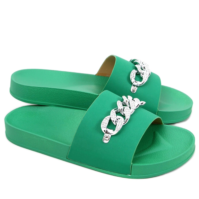 Babucha Tilia Verde con cadena Babucha Tilia Verde con cadena