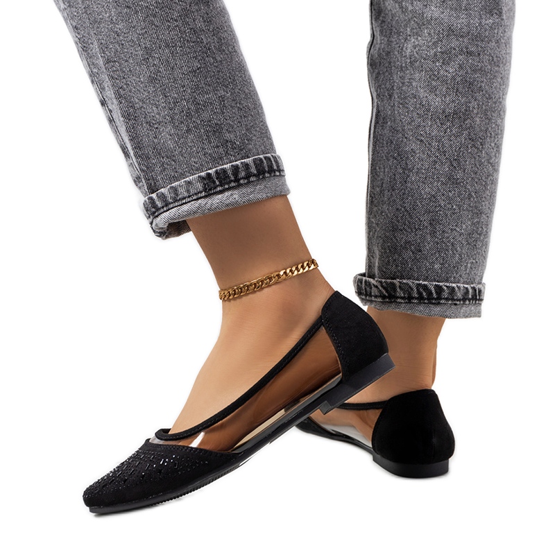 Bailarinas Malene negras semitransparentes negro Bailarinas Malene negras semitransparentes negro