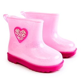 Botas de lluvia para niños Lluvia Rosa