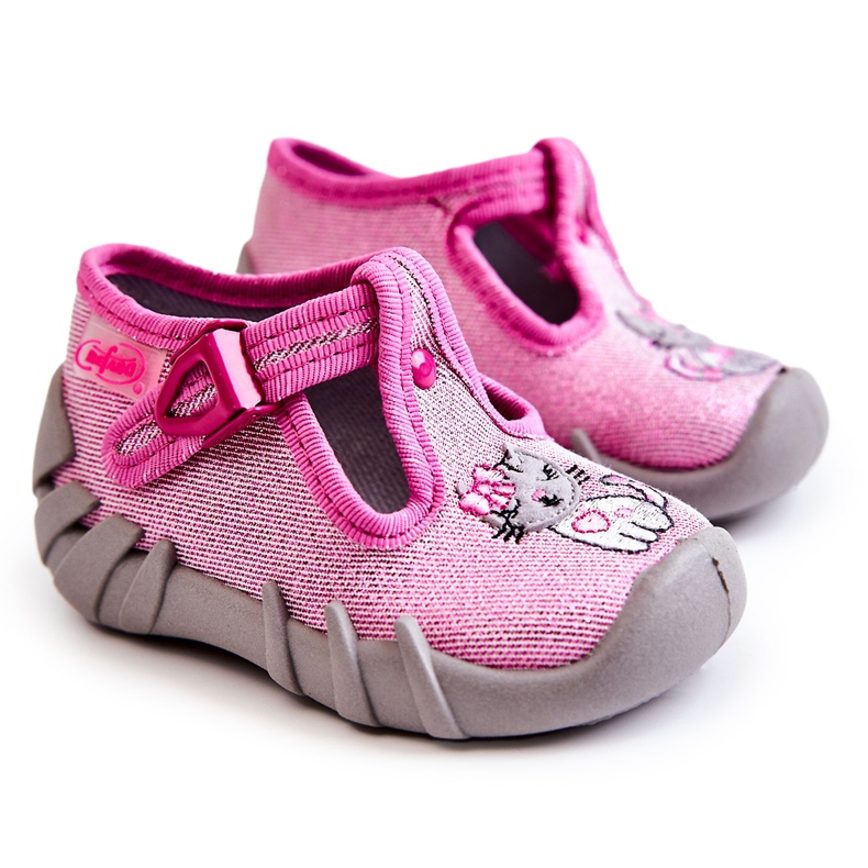 BEFADO S.A. Pantuflas Befado Gatito 110P433 Rosa rosado