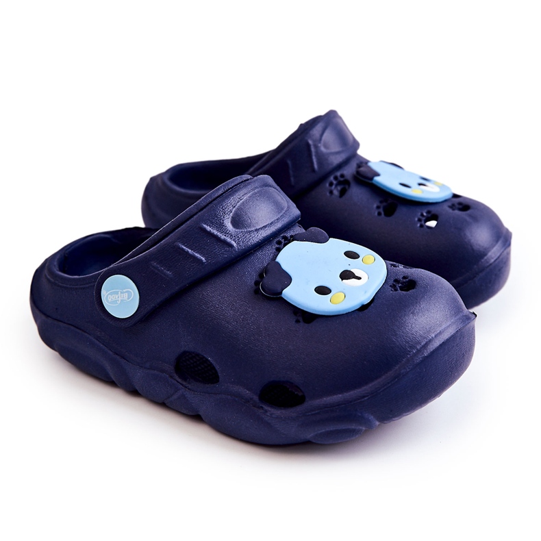 BEFADO S.A. Pantuflas Infantiles Kroks Miś Befado 159X110 Azul Marino
