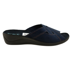 Adanex Sandalias mujer BIO Nature 27340 azul marino