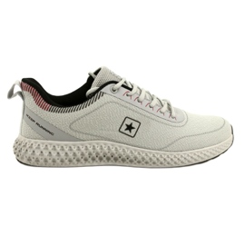 NEWS Zapatos deportivos para hombres 22mn37-4920 gris cómodo inserto