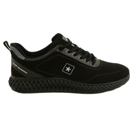 NEWS Zapatos deportivos para hombres 22mn37-4920 negro