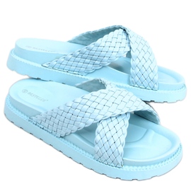 Pantuflas de mujer Norma Azul