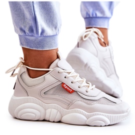 Zapatillas Mujer Deportivas Con Malla Beige Sallis Zapatillas Mujer Deportivas Con Malla Beige Sallis