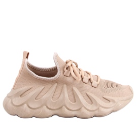 Deportiva calcetín Band Khaki beige