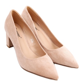 Bombas en el puesto de Durga Khaki beige