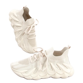 Deportiva calcetín Ineng Beige