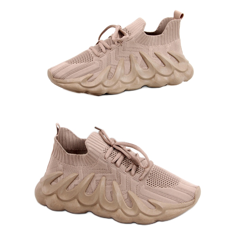 Calcetines calcetines Ineng caqui beige