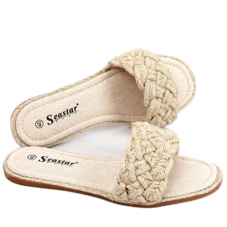 Zapatillas de casa de mujer Erika Beige