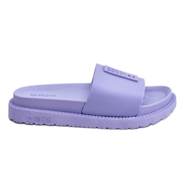 Pantuflas Mujer Big Star JJ274A304 Violeta púrpura