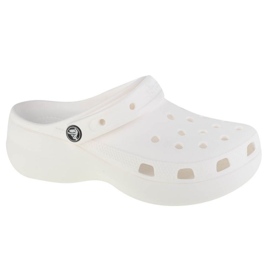 Chanclas Crocs Classic Platform Clog 206750-100 blanco