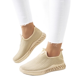 Deportivas beige Alida
