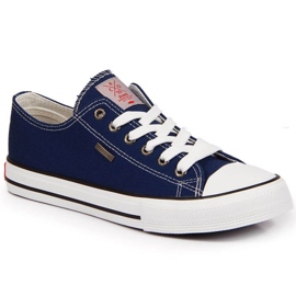 Deportivas bajas de tejido Cross Jeans W JJ2R4012C azul marino