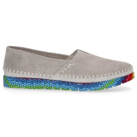 Zapatos de cuero Filippo DP1213/20 Si plata