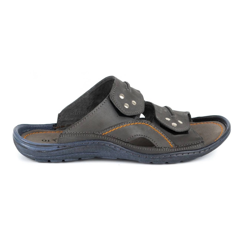 Olivier Babuchas hombre piel 335GT gris