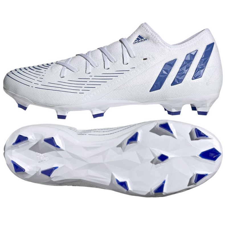 Botas de fútbol Adidas Predator Edge.3 L Fg M GW2279 blanco blanco