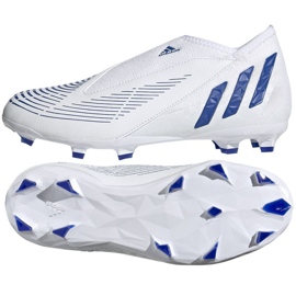 Adidas Predator Edge.3 Ll Fg Jr GX5208 botas de fútbol blanco blanco