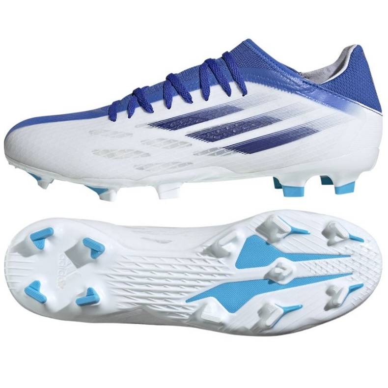 Botas de fútbol Adidas X Speedflow.3 Fg M GW7480 multicolor blanco