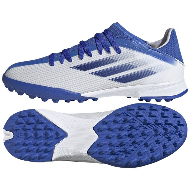 Botas de fútbol Adidas X Speedflow.3 Tf Jr GW7514 multicolor blanco