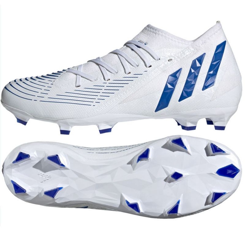 Botas de fútbol Adidas Predator Edge.3 Fg M GW2273 blanco blanco Botas de fútbol Adidas Predator Edge.3 Fg M GW2273 blanco blanco