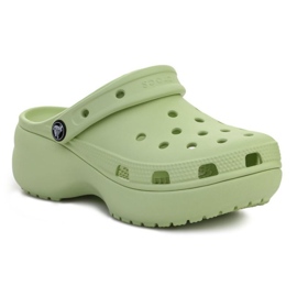 Zuecos Crocs Classic Platform Mujer 206750-335 verde