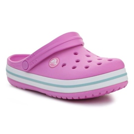 Crocs Crocband Niños Zuecos 207006-6SW rosado rosas y morados Crocs Crocband Niños Zuecos 207006-6SW rosado rosas y morados