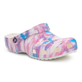 Crocs Classic Dream Clog Blanco / Multi 207567-94S azul rosa