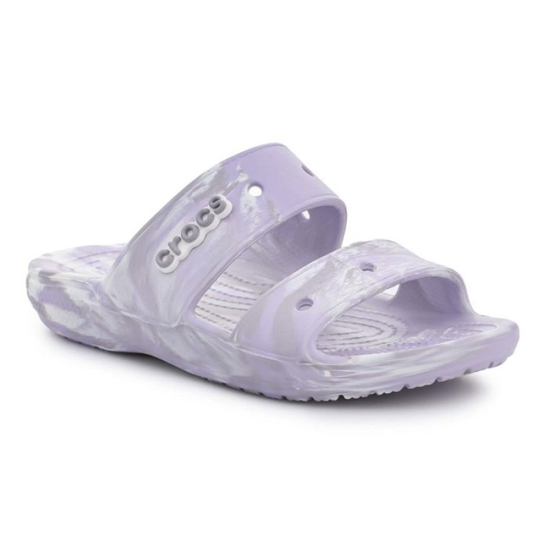 Chanclas Crocs Classic Marbled Sandal 207701-5PT blanco