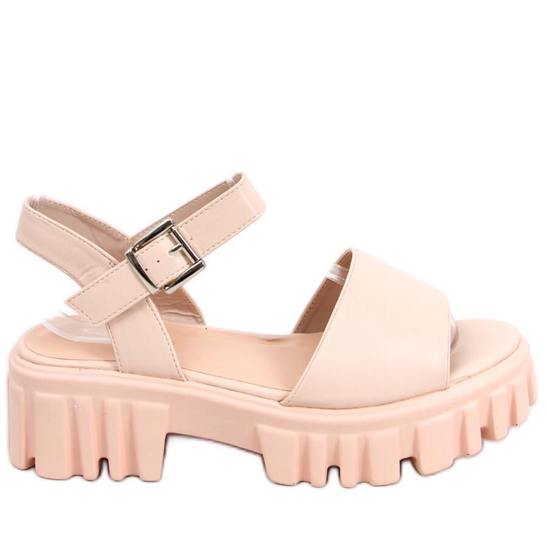 Sandalias de suela alta Dianne Beige