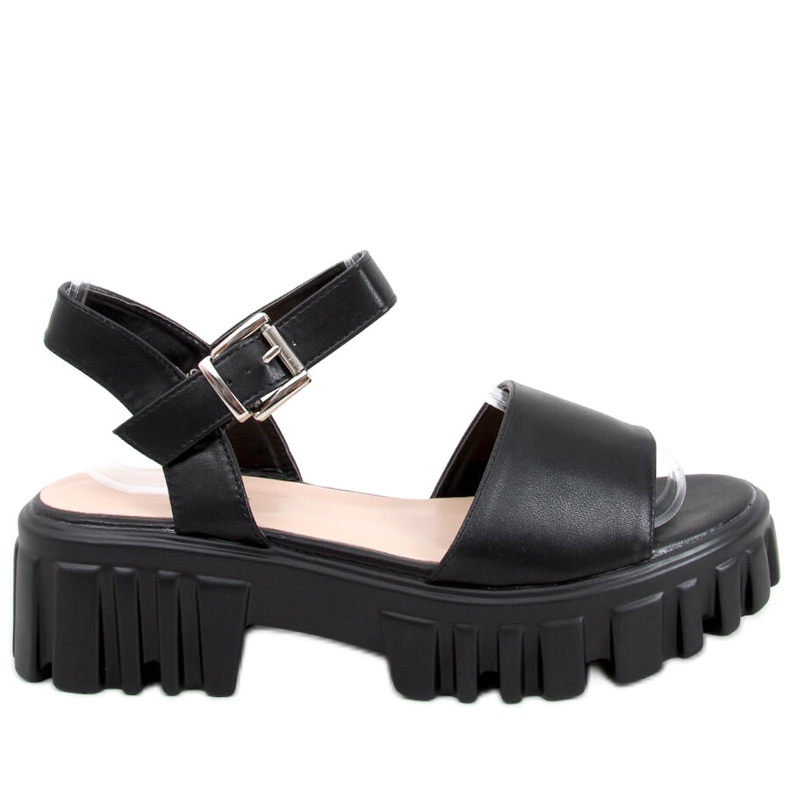Sandalias de suela alta Dianne Black negro
