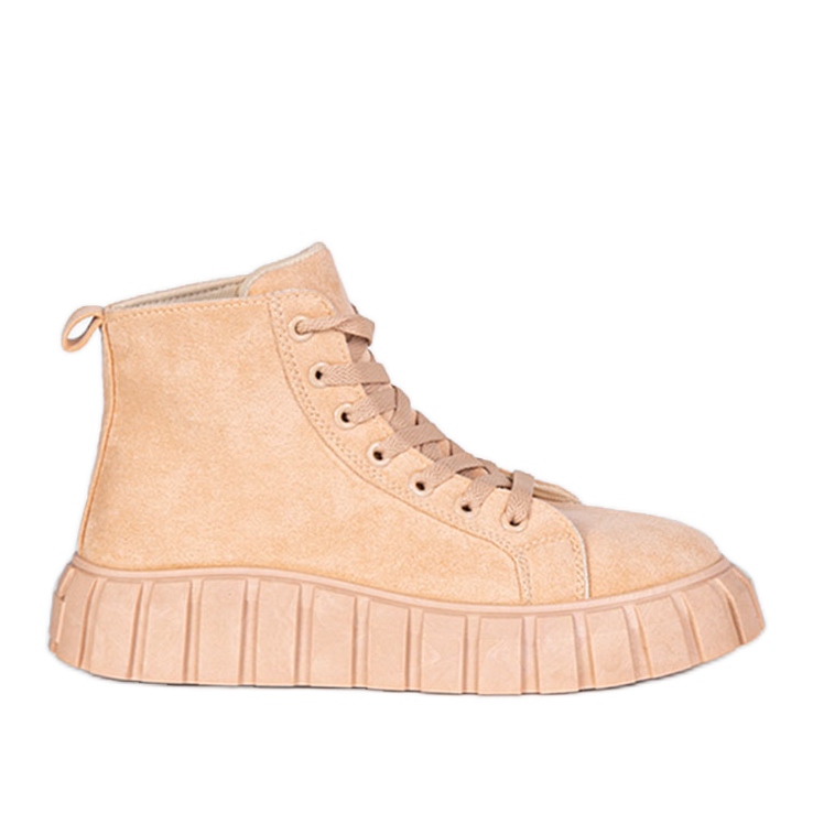 Zapatillas beige en la plataforma Martha