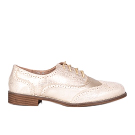 Hershey oxfords dorados de mujer